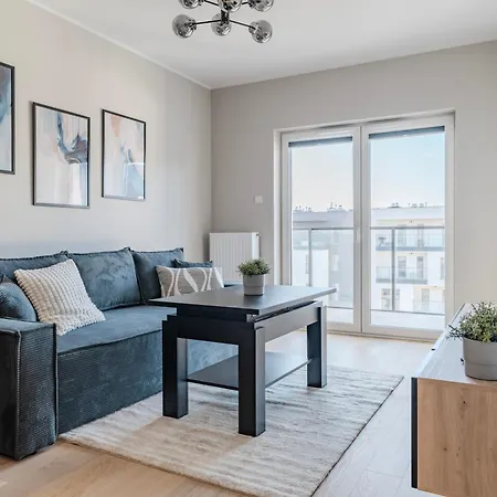 Apartman Peaceful Horizon By Aparo - Nowy Apartament, Winda, Lozeczko Turystyczne, Balkon, 5 Pietro, Szpital Ckd,