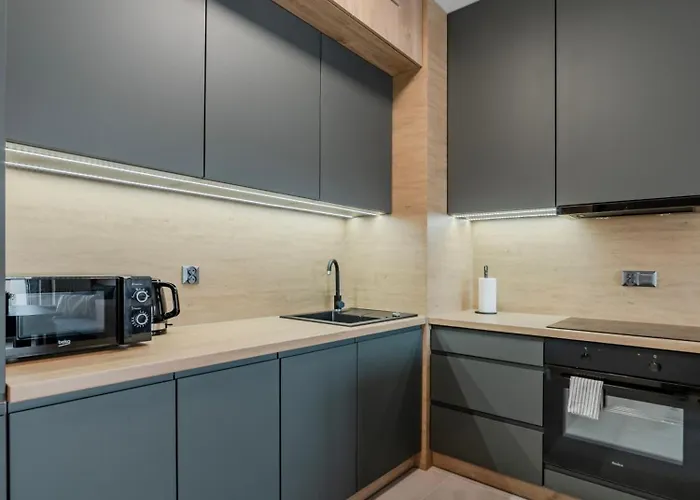 Апартаменти Peaceful Horizon By Aparo - Nowy Apartament, Winda, Lozeczko Turystyczne, Balkon, 5 Pietro, Szpital Ckd, Лодзь