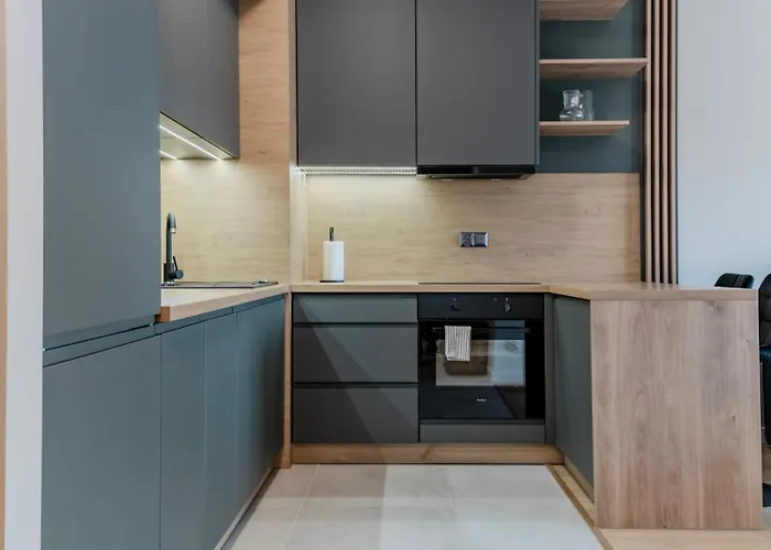 Peaceful Horizon By Aparo - Nowy Apartament, Winda, Lozeczko Turystyczne, Balkon, 5 Pietro, Szpital Ckd, Апартаменти