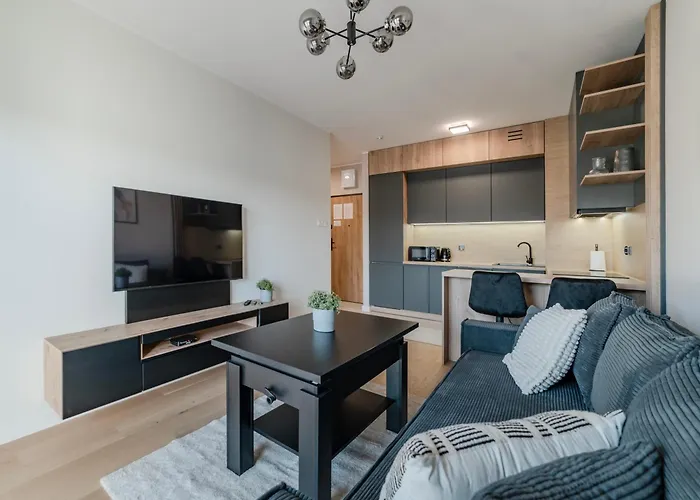 Апартаменти Peaceful Horizon By Aparo - Nowy Apartament, Winda, Lozeczko Turystyczne, Balkon, 5 Pietro, Szpital Ckd, Лодзь