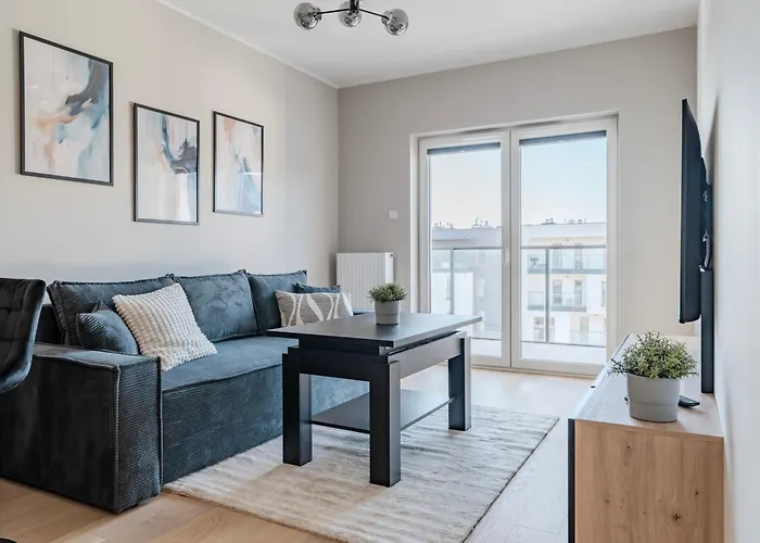 Апартаменти Peaceful Horizon By Aparo - Nowy Apartament, Winda, Lozeczko Turystyczne, Balkon, 5 Pietro, Szpital Ckd,