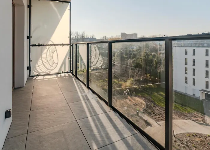 Peaceful Horizon By Aparo - Nowy Apartament, Winda, Lozeczko Turystyczne, Balkon, 5 Pietro, Szpital Ckd, * Лодзь